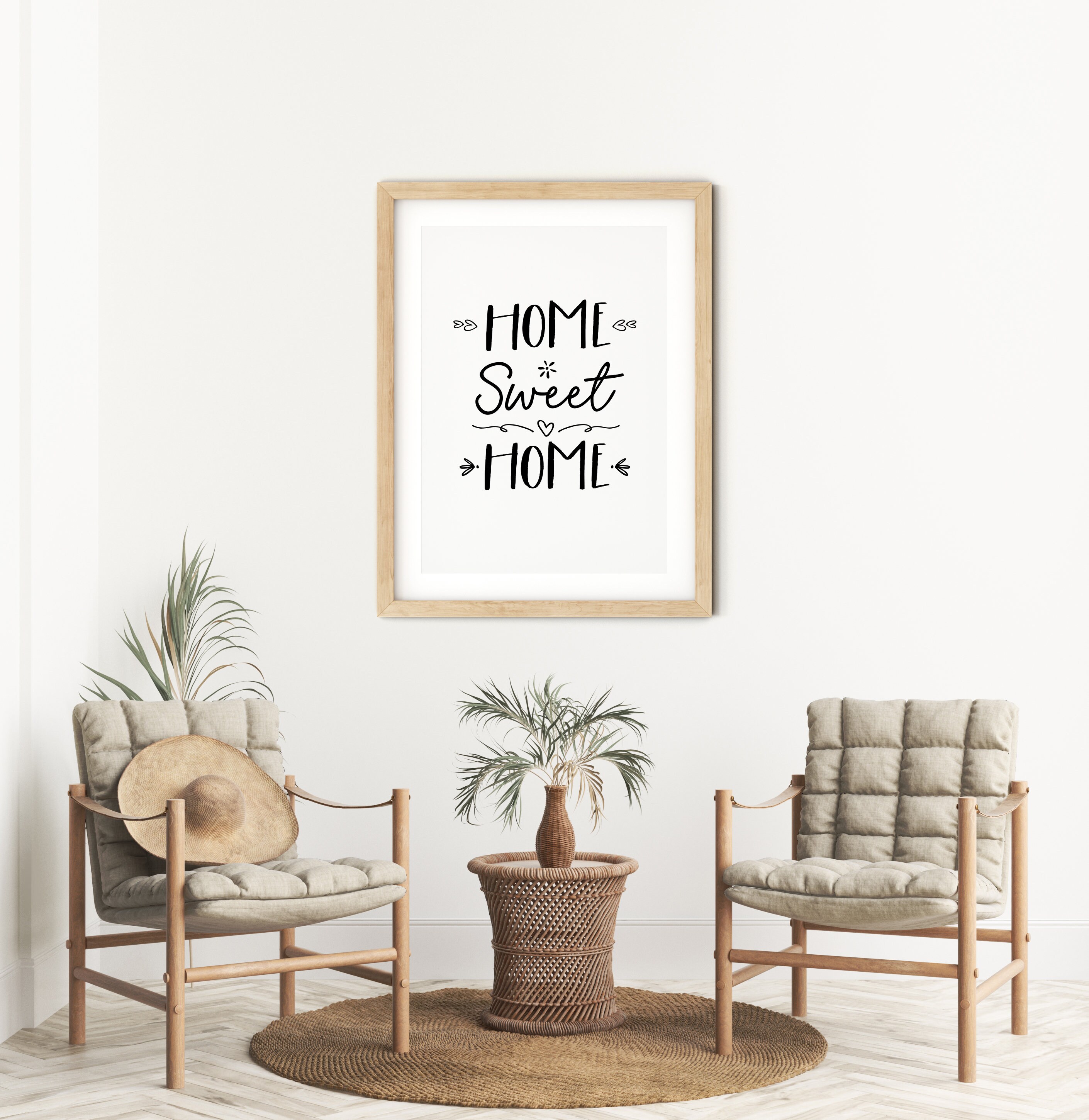 Home Sweet Home Printable,living Room Wall Art,home Sweet Home Print ...