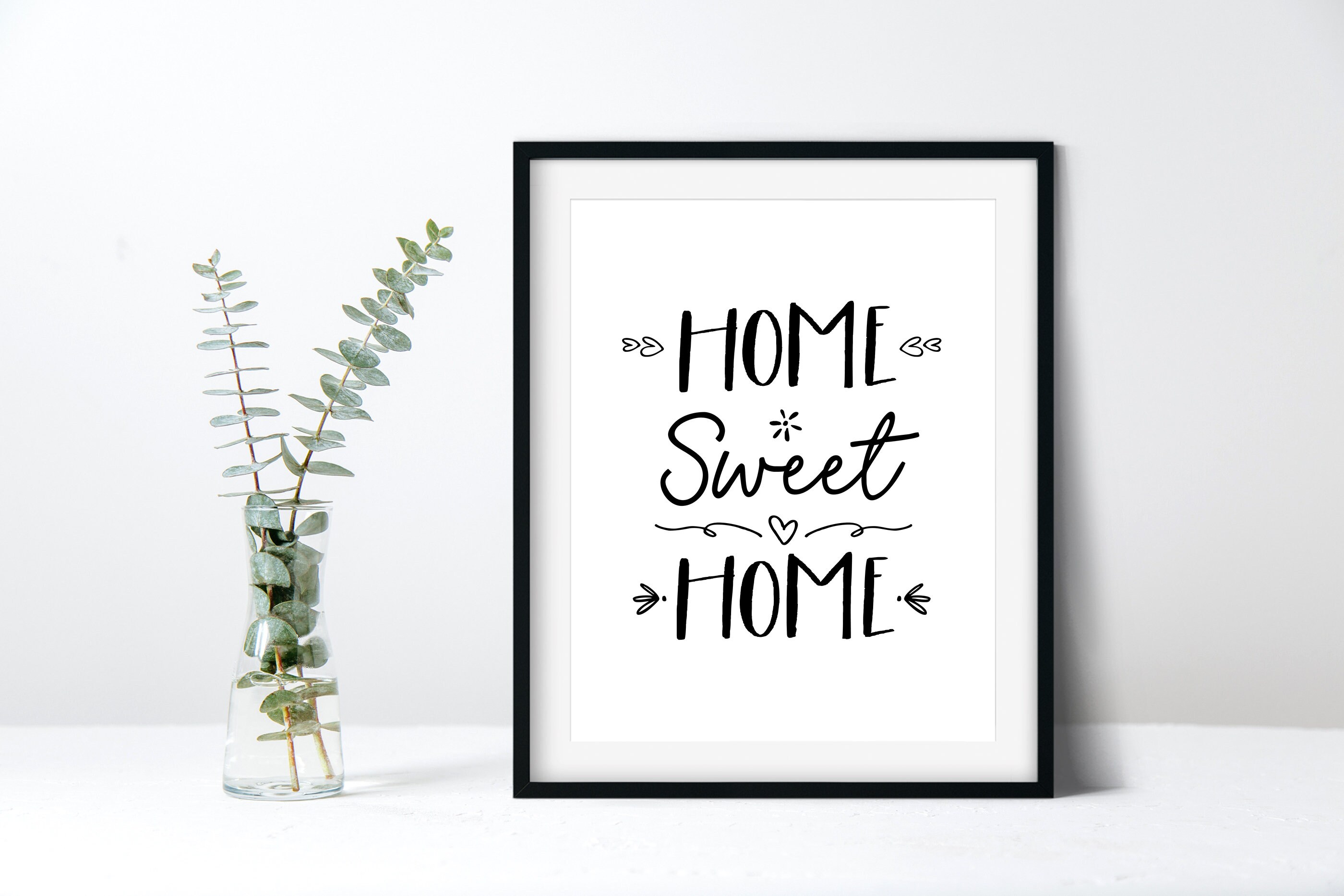 Home Sweet Home Printable,living Room Wall Art,home Sweet Home Print ...
