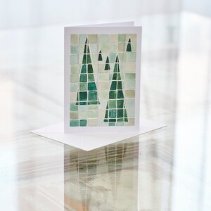 Christmas card, gift high-quality hand-painted unique as a gift card or invitation to Christmas dinner, www.gabriellartdesigns.com