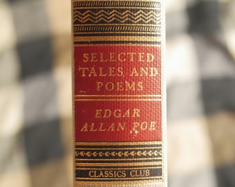 Selected Tales and Poems Edgar Allan Poe Gothic Horror Classic Literature Book
