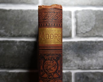 The Poetical Works of Thomas Moore Antique Book