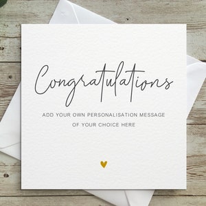 Personalised Custom Congratulations, exam, promotion, Congratulations, Personalised Custom image 1