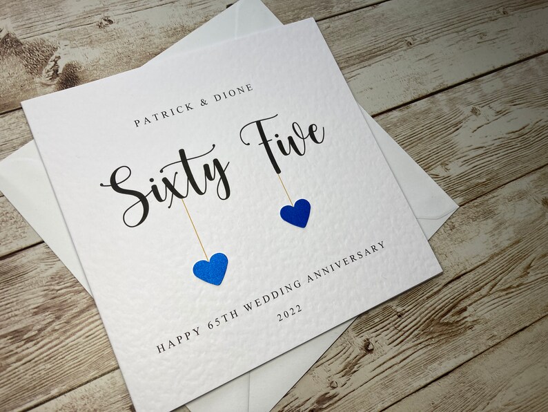 Wife 65th Anniversary Card - Special Thoughts - View #13