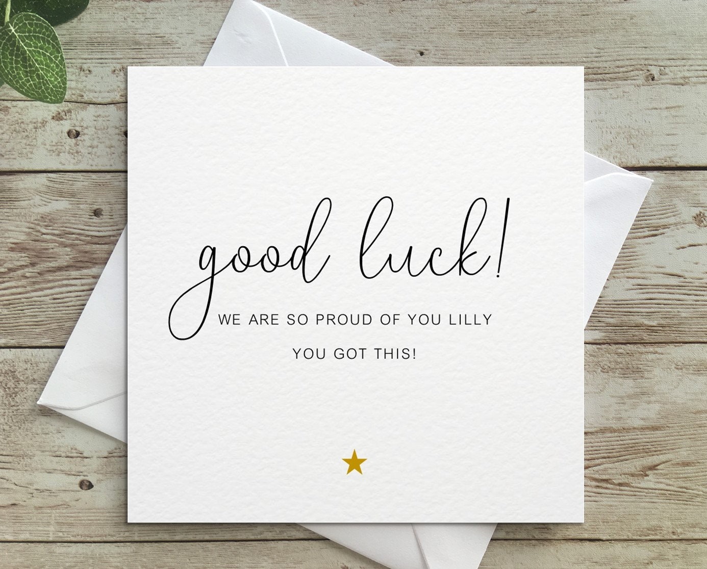 Personalised Good Luck Card Good Luck Driving test exam | Etsy