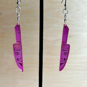 Anime Knife Earrings