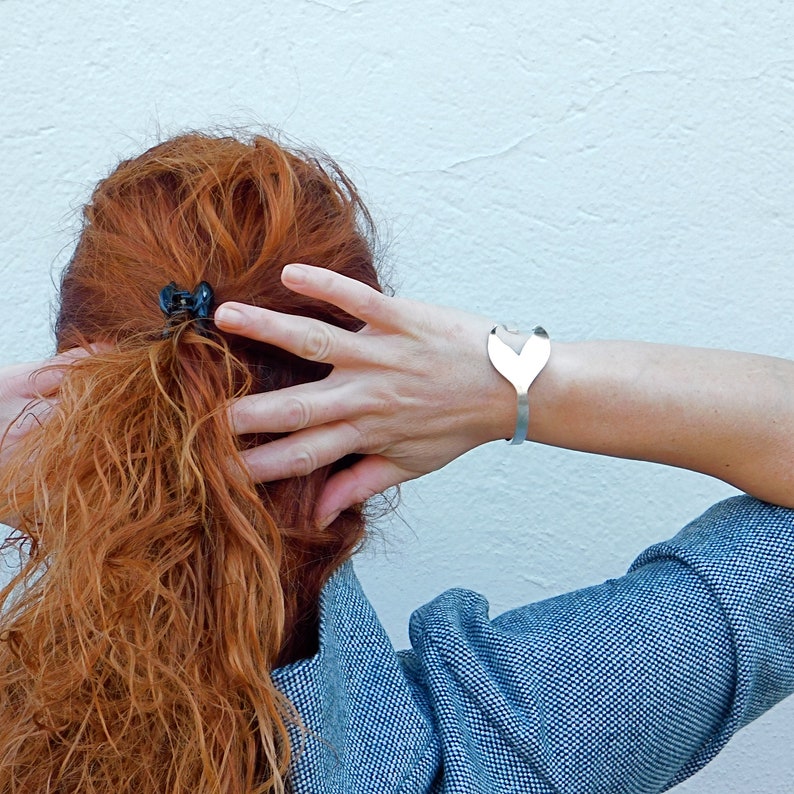 Tail bracelet Mermaid tail cuff bracelets silver Cuff bracelets mermaid bangle bracelet fairytale jewelry Solid silver bangle bracelets