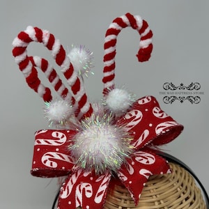 Candy Cane Fascinator/Headband/Headpiece - Christmas/Holiday/Whimsical/Peppermint Candy/Ugly Sweater Party/Hooville/Grynch/Cindy/Candy Land