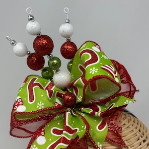 Red/White/Green Swirly Headband/Headpiece/Fascinator - Christmas/Holiday/Whimsical/Hooville/Grynch/Cindy/Candy Land/Party/Photo Prop