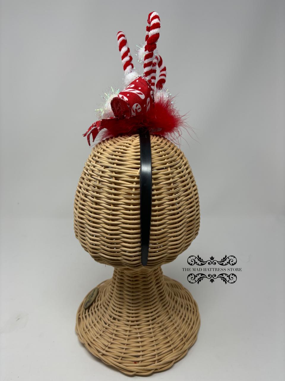 Candy Cane Fascinator/Headband/Headpiece