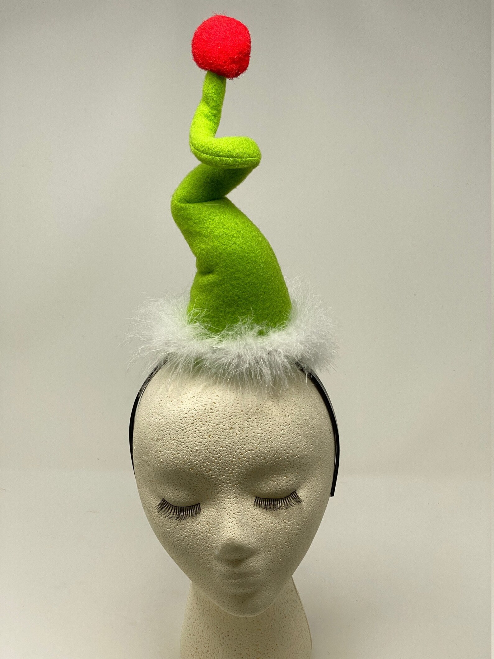 Grinch Hat/headband/fascinator/headpiece Etsy