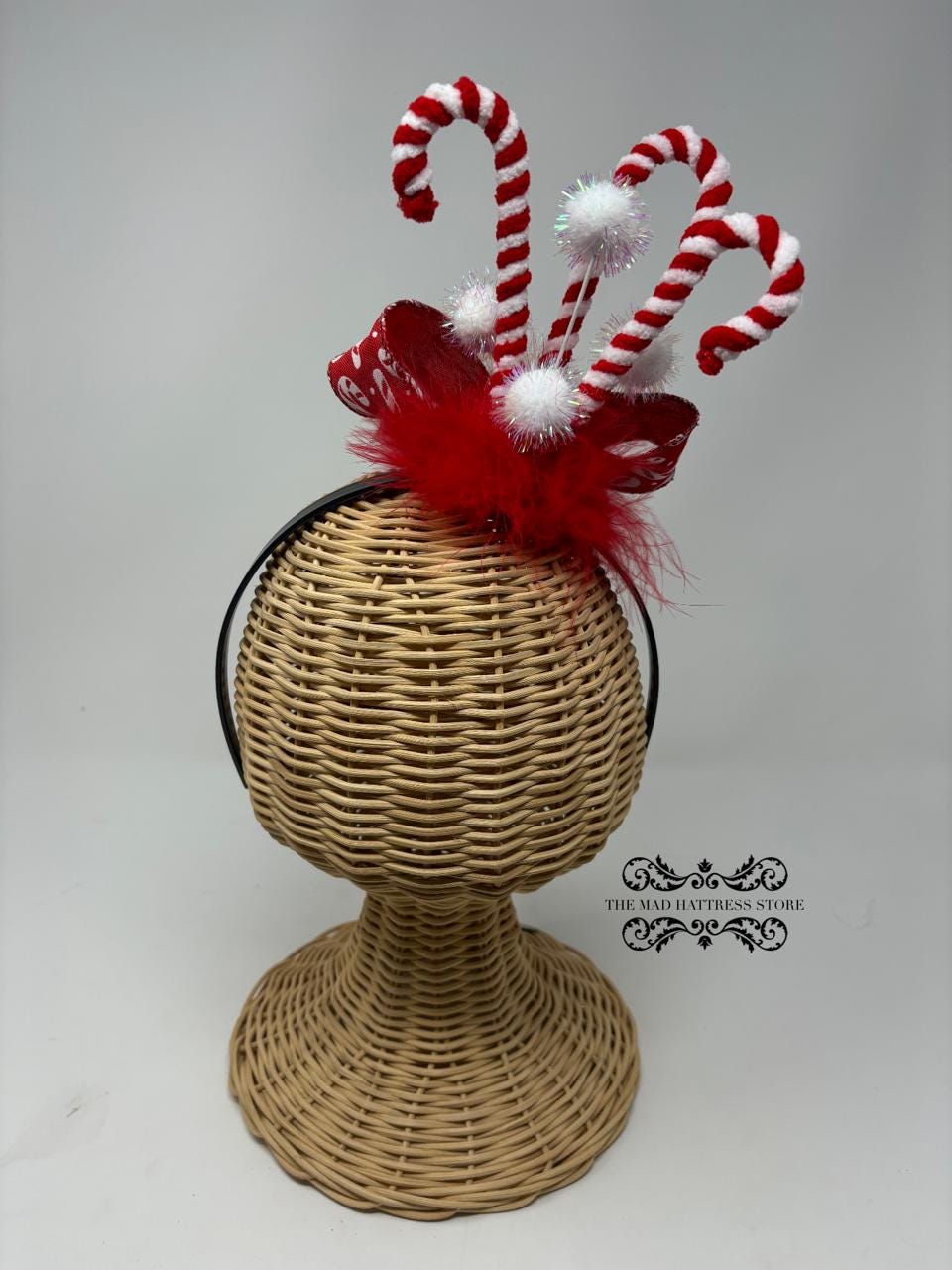 Candy Cane Fascinator/Headband/Headpiece