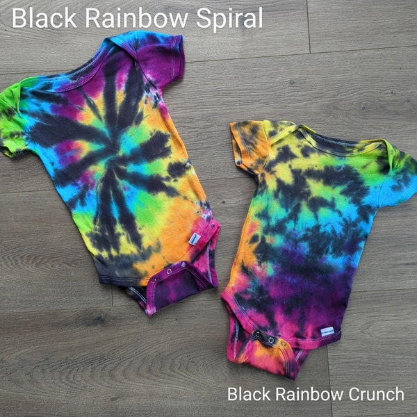 Tie Dye Onesies® and Kid T-Shirts Baby Onesie® Various Designs Infant Toddler Youth Kids T-Shirts Handmade