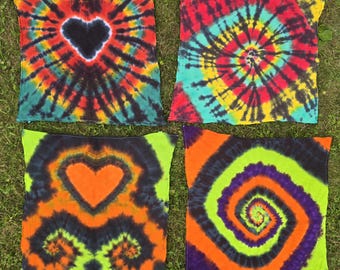 Tapisserie Halloween Rasta Tie Dye | Petit décor 71 x 71 cm | Torchon de cuisine en coton
