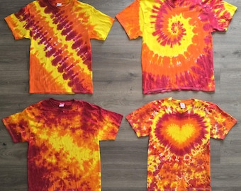 Fireball Tie Dye | T-Shirts, Tanks, Long Sleeve, Sweatshirts & Hoodies | S-3XL Plus Size