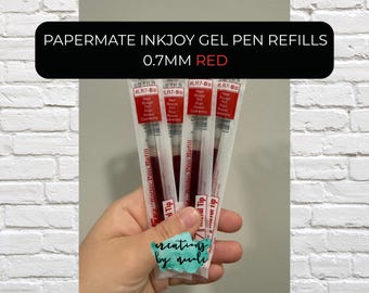 Refill Ink Compatible With Papermate Inkjoy 0.7 Gel Pens - RED