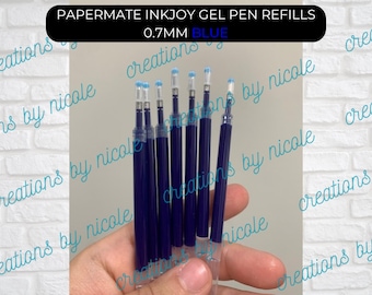 Refill Ink Compatible With Papermate Inkjoy 0.7 Gel Pens - BLUE