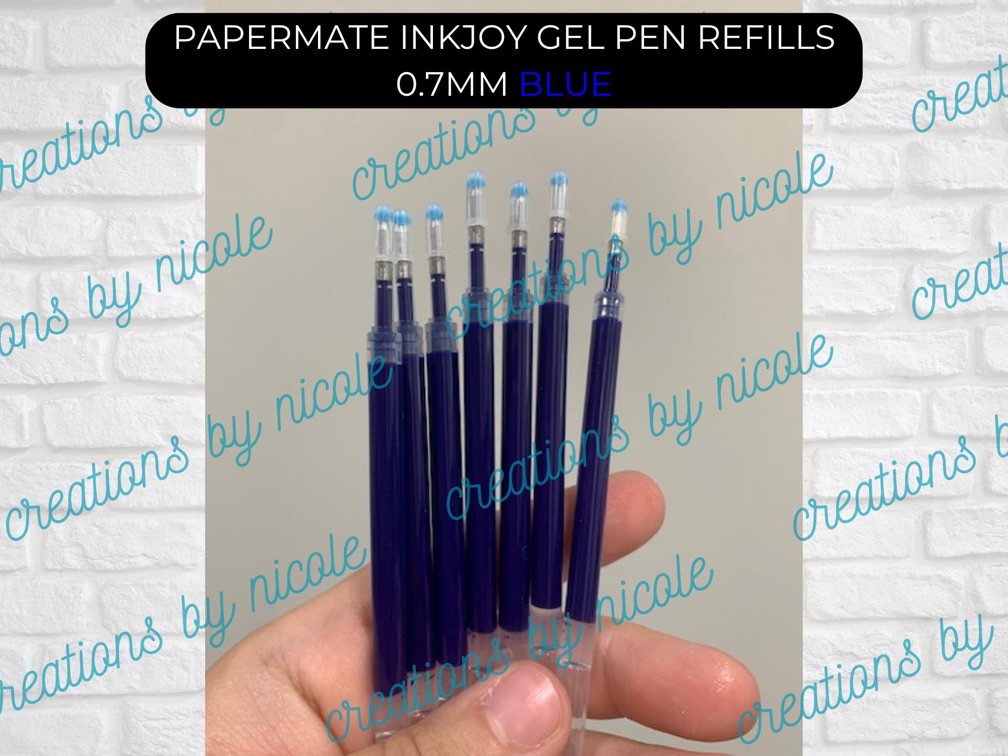 Refill Ink Compatible With Papermate Inkjoy Gel Pens BLUE