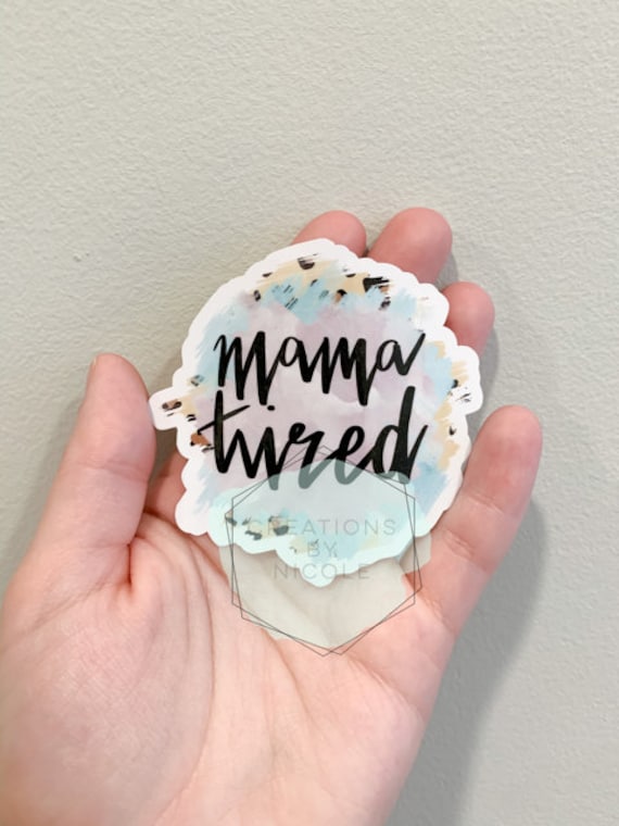 Mama Sticker for Water Bottle Waterproof Sticker 