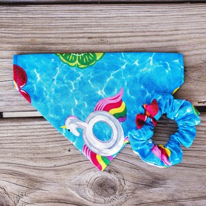 Zomerse plons | Pool Party Pet Bandana: zomerhondensjaal