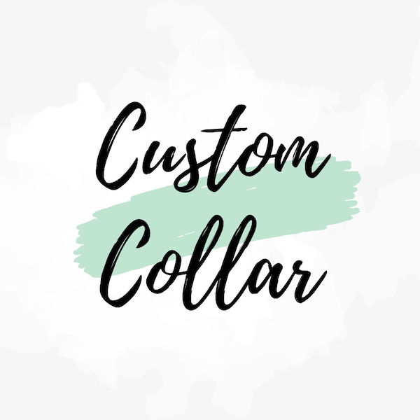 Custom Dog Collar | 1 Inch Collar | 3/4 Collar | 5/8 Collar | Hand Sewn Collar | Dog Accessory | Homemade Collar | Fabric Covered Dog Collar