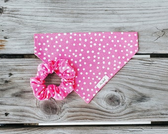 Mom's Lucky Charm Kleeblatt Hunde-Bandana – Verstellbar, St. Patrick's Day, Verschiedene Farben