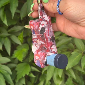Faux Leather Inhaler Holder, asthma, asthmatic, inhaler, allergy season, keychain, cruelty free, inhaler holder, inhaler on the go