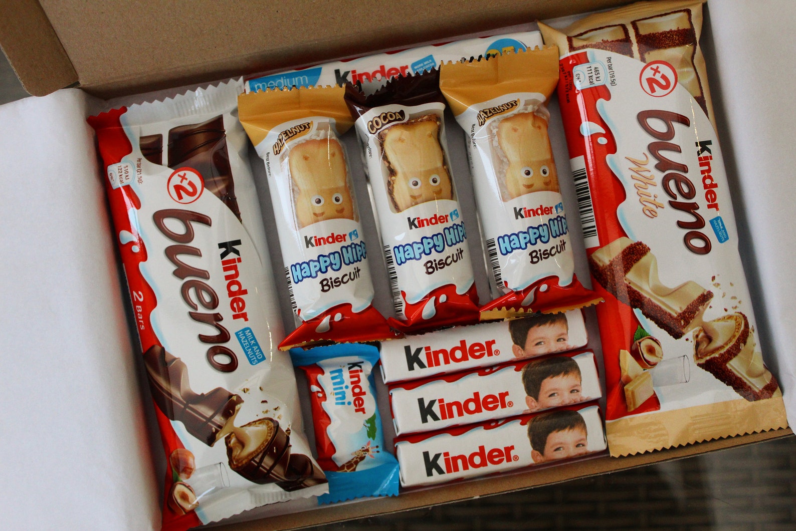 Kinder Chocolate Box Kinder Bueno Personnalisé Panier au Etsy