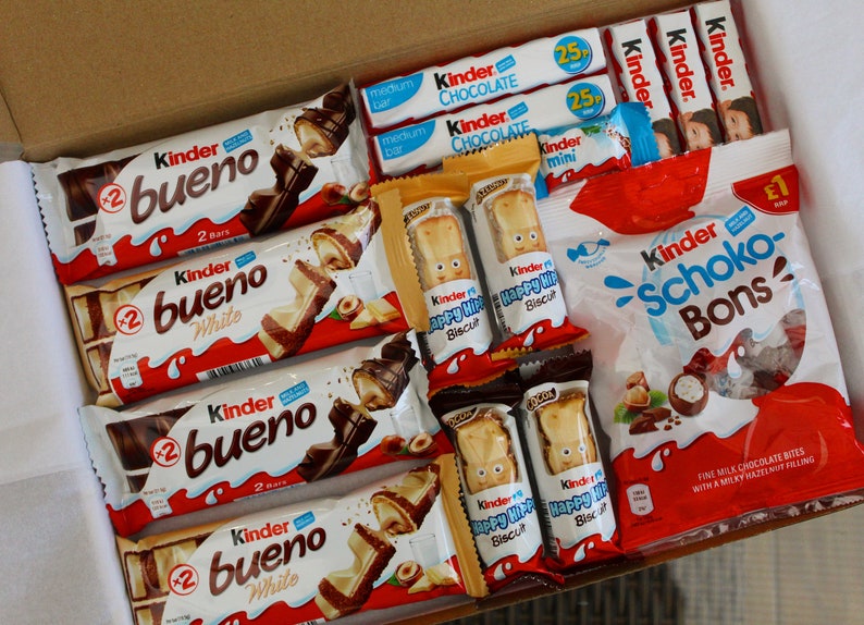 Kinder Chocolate Box Kinder Bueno Personalised Chocolate Etsy