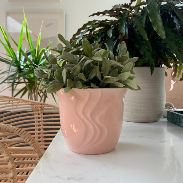 Pink Plant Pot Etsy UK