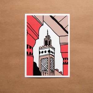 Carte postale / Illustration – Paris, Grande Mosquée