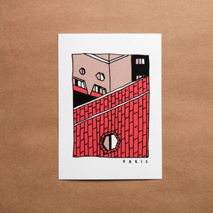 Carte postale / Illustration – Paris, Cité des Flamands
