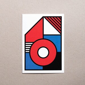 Carte postale / Illustration – Géométrie #04
