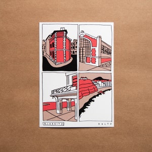Carte postale / Illustration – Biarritz