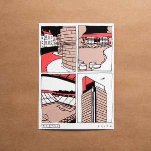 Carte postale / Illustration – Nantes