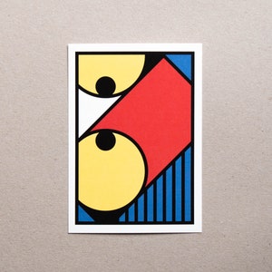 Carte postale / Illustration – Géométrie #08