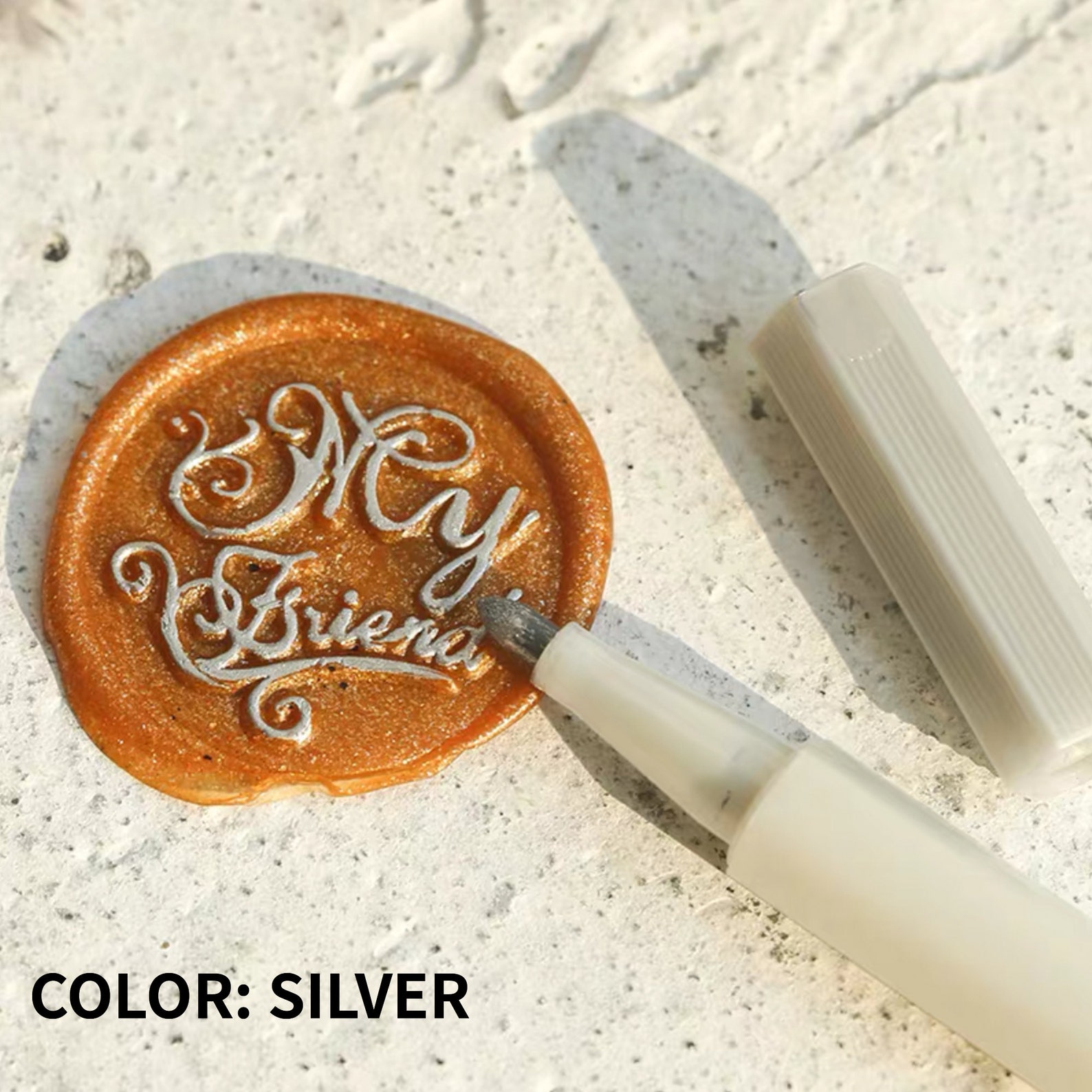 Metallic Marker Pens for Wax Seal Stamp7 Colors Marker Etsy