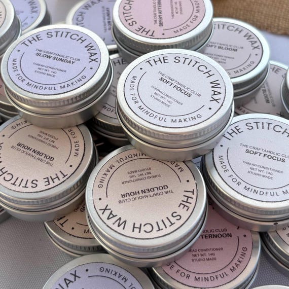 Handmade Stitch Wax for Sewing & Embroidery | Fragranced Beeswax Thread Conditioner