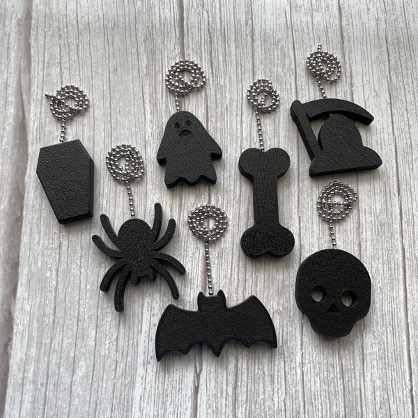 Spooky Halloween Ceiling Fan Pulls, Enhance Your Decor with Ghostly Delights and Amp Up the Spook Factor, Gothic Unique Scary Home Decor