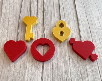 Valentine Heart Ceiling Fan Pull – 3D Printed Romantic Light Chain Accessory