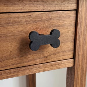 Dog Bone Cabinet Knob – Pet Themed Drawer Knob | Puppy Dresser Hardware | 2 Pack
