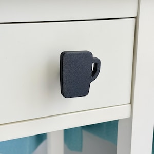 Coffee Mug Drawer Knob – Cozy Kitchen Cabinet or Dresser Pull