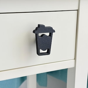 Coffee Latte Cup Drawer Knob – Cozy Kitchen Cabinet or Dresser Pull