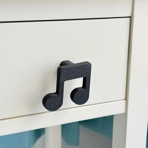 Musical Note Drawer Knob – Music Lover Cabinet or Dresser Pull
