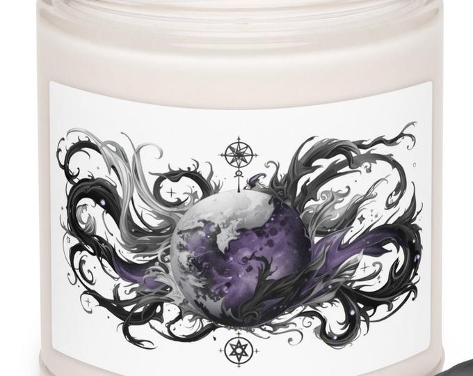 Witchy Manifestation Scented Soy Candle in 5 Scent Choices, Meditation Candle, Manifestation Candle, Unique Candle Gift, Reusable Jar Candle