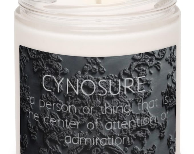 Sea Salt Orchid Candle, Cynosure Definition, Gothic Victorian Decor, Witchy Gift, Manifestation Candle, Self Confidence Jar, Unique Gift