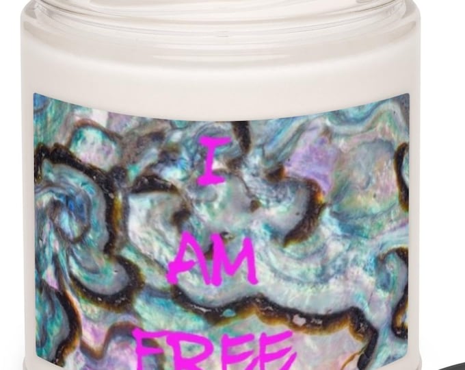 I AM FREE Scented Soy Candle in 5 Scent Choices