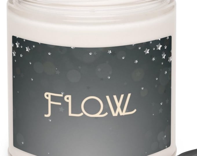 FLOW Scented Soy Candle in 5 Scent Choices