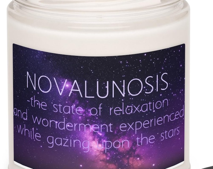 Scented soy candle | Meditation & Manifestation Soy Candle | Witchy Aesthetic Home Decor | Self-Love Gift Idea