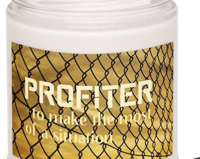 Coconut Cream Cardamom Candle, Profiter Definition, Sunshine Decor, Witchy Nature Gift, Positivity Candle, Intention Jar, Soy Candle
