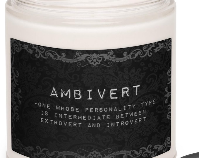 Coconut Cream Cardamom Candle, Ambivert Definition, Victorian Decor, Witchy Gift, Meditation Candle, Self Love Jar, Unique Gift for Her